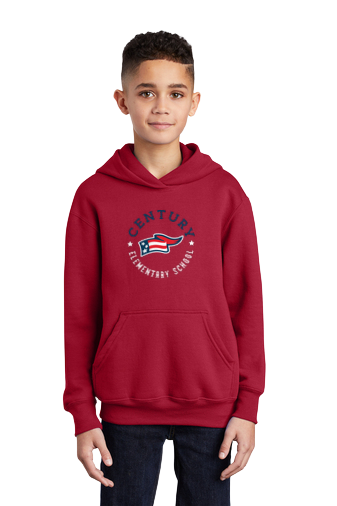 Century - Youth Pullover - Deep Red