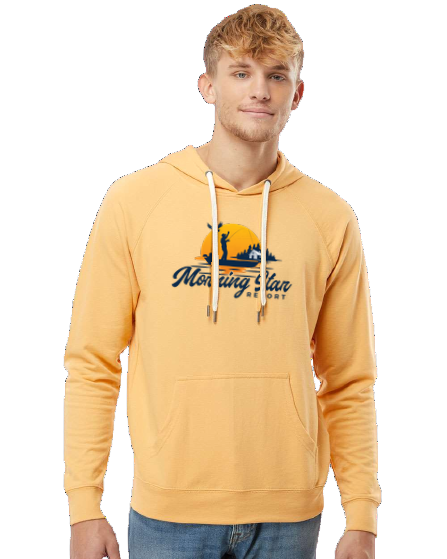 Morning Star Resort Unisex Lightweight Hooded Pullover