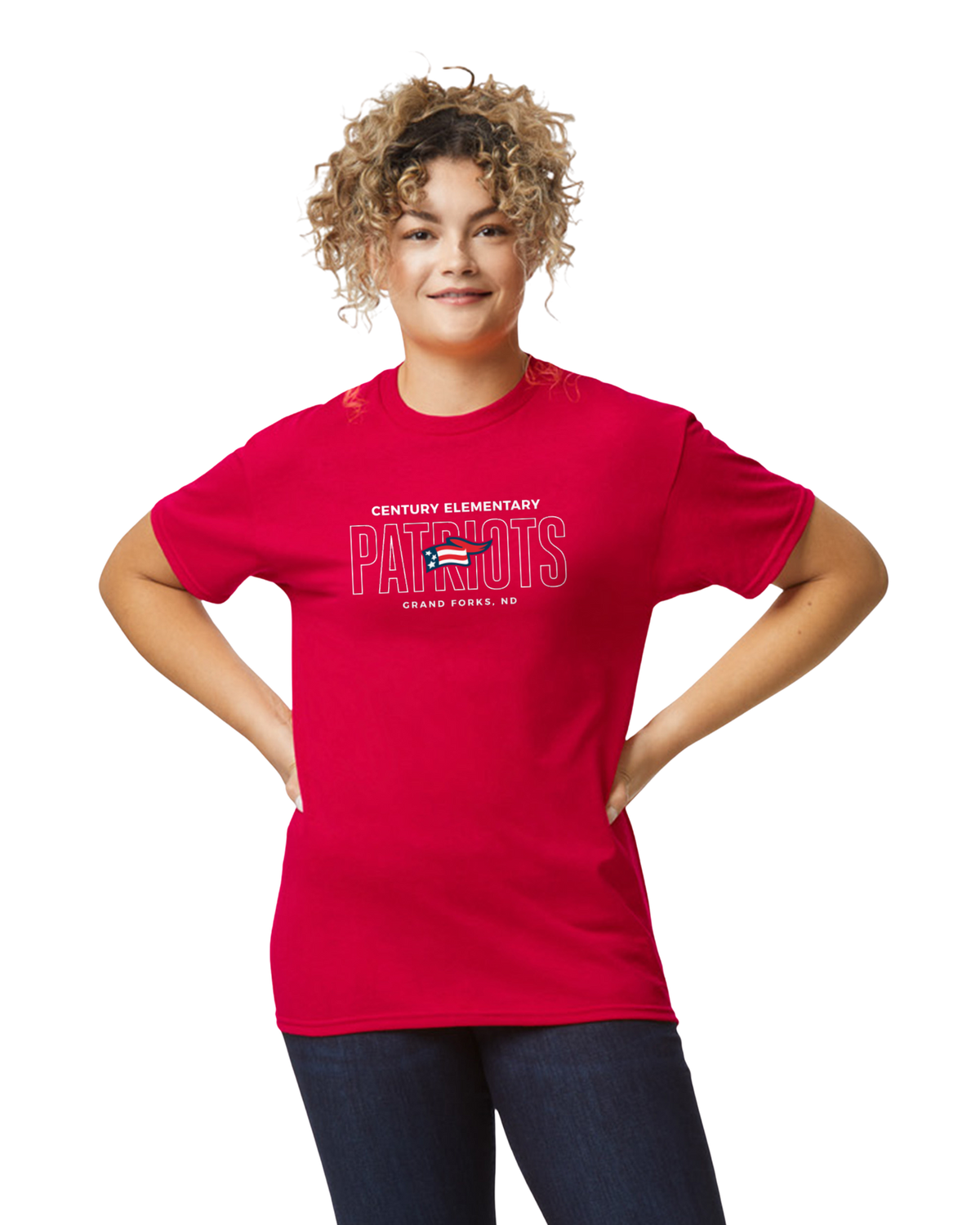 Century School T-shirt (Red) Adult