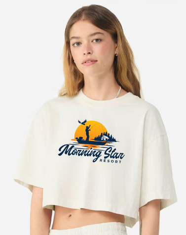 Morning Star Resort Cropped Tee (Women’s)