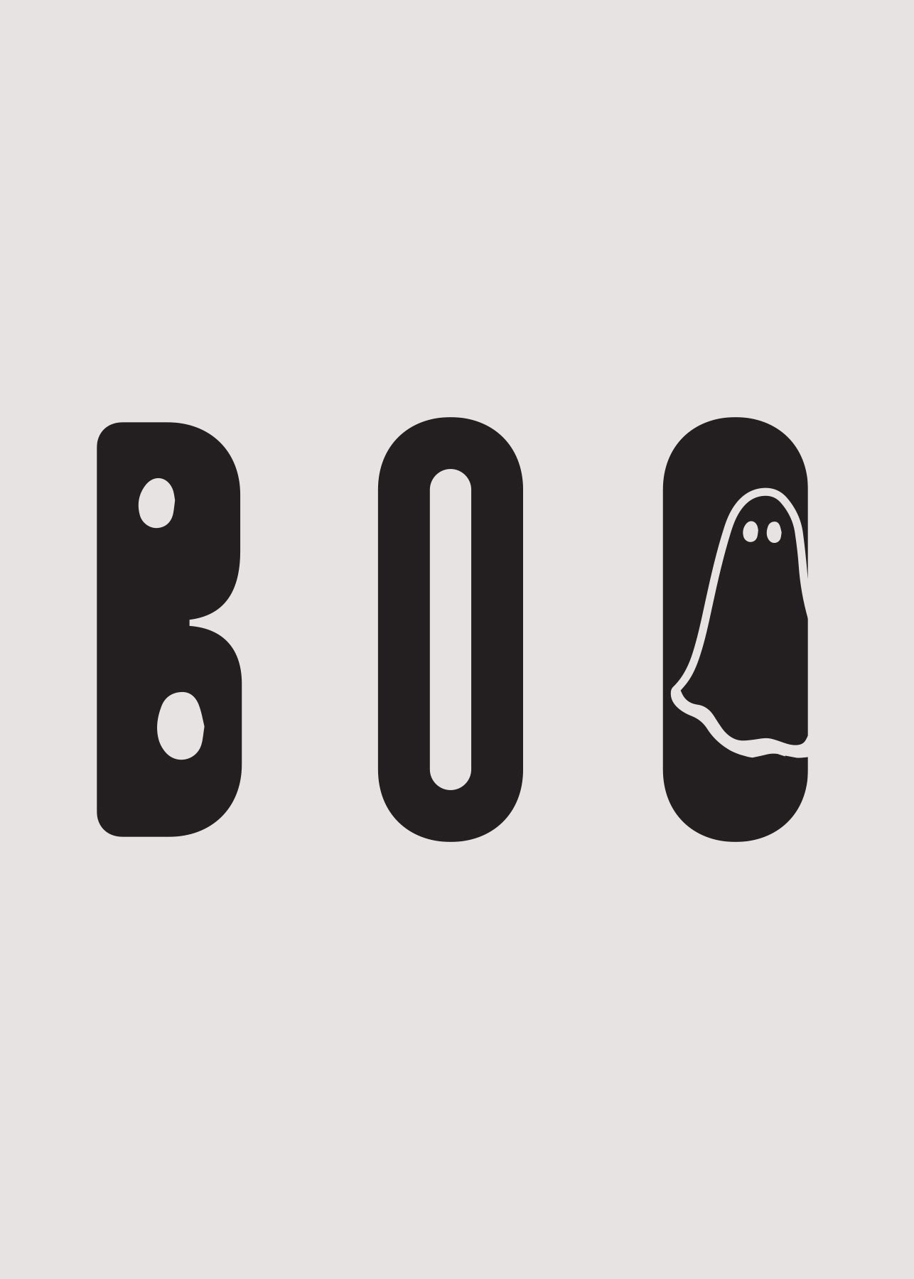 "Boo" Hooded Sweatshirt Unisex