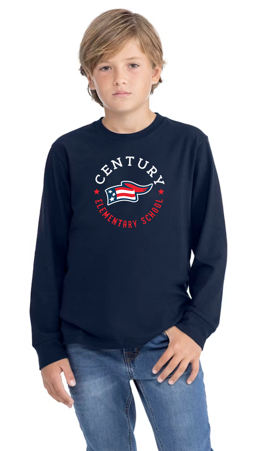 Century - Youth Longsleeve - Navy