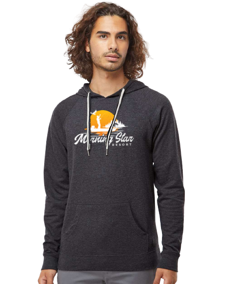 Morning Star Resort Unisex Lightweight Hooded Pullover
