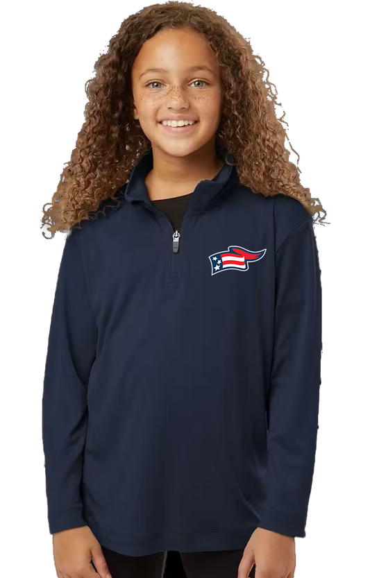 Century School Performance Quarter-zip (Navy)