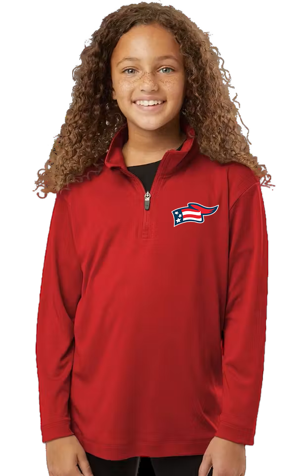 Century School Performance Quarter-zip (Red)