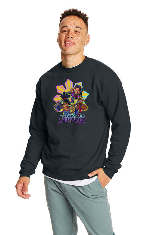 Forgotten Island Adult Crewneck (Black)
