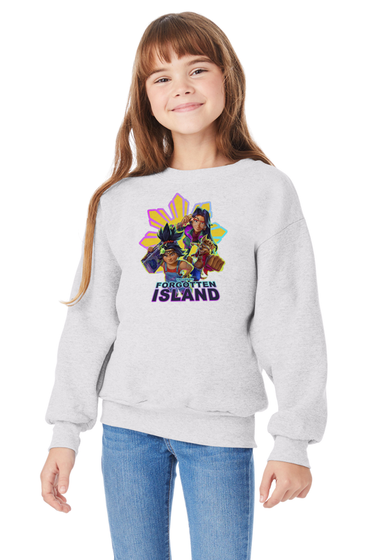Forgotten Island Youth Crewneck (Heather Gray)