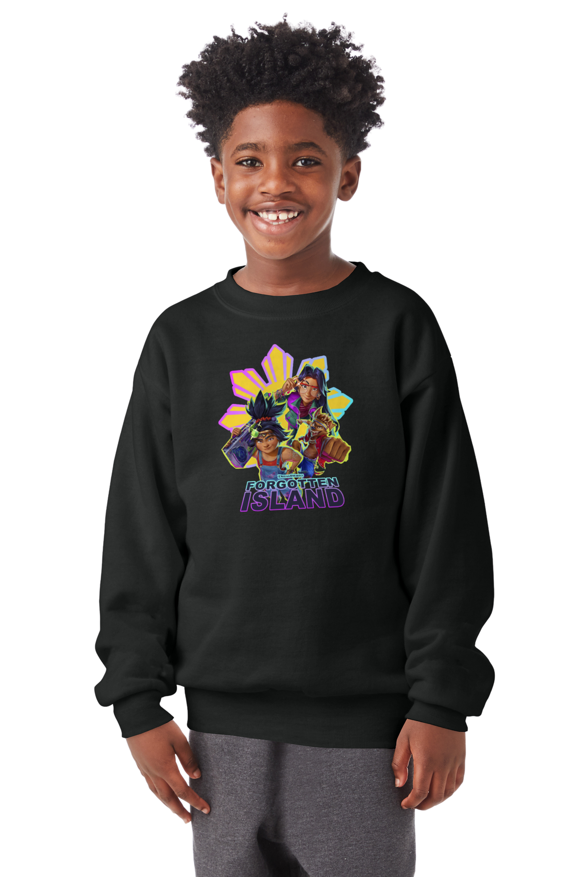 Forgotten Island Youth Crewneck (Black)