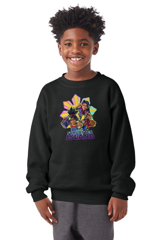 Forgotten Island Youth Crewneck (Black)