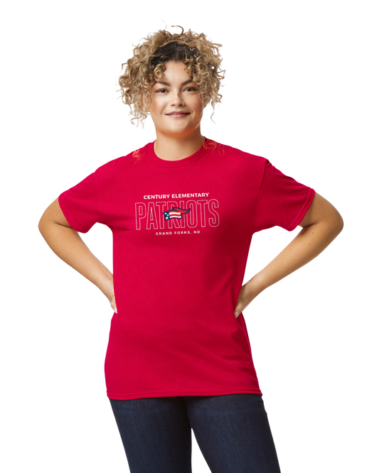 Century School T-shirt (Red) Adult