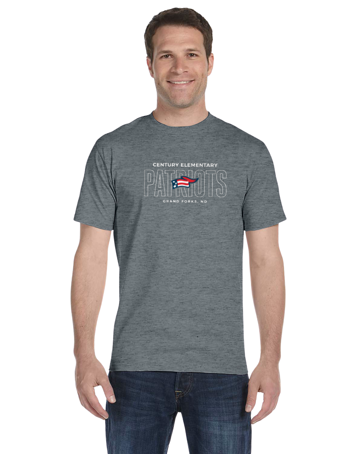 Century School T-shirt (Heather Gray) Adult